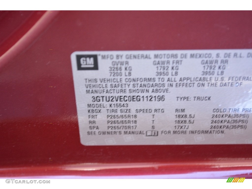 2014 Sierra 1500 SLT Crew Cab 4x4 - Sonoma Red Metallic / Cocoa/Dune photo #13