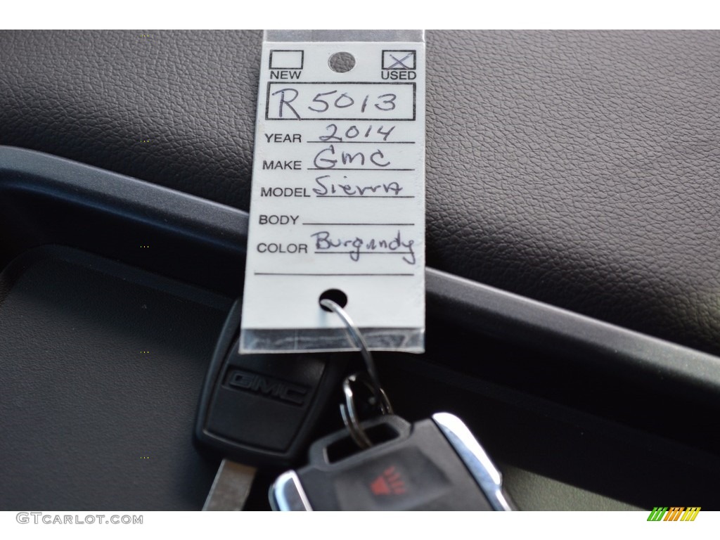 2014 Sierra 1500 SLT Crew Cab 4x4 - Sonoma Red Metallic / Cocoa/Dune photo #30