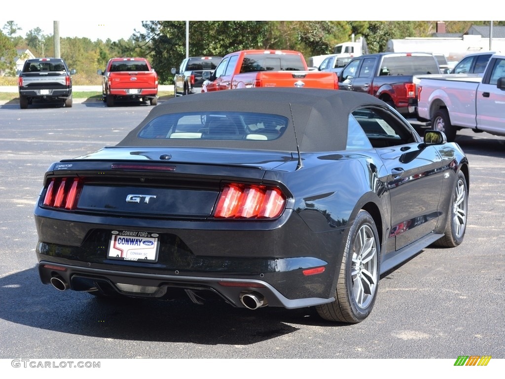 2016 Mustang GT Premium Convertible - Shadow Black / Dark Ceramic photo #3