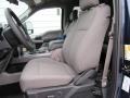 Medium Earth Gray 2017 Ford F250 Super Duty XLT Crew Cab 4x4 Interior Color