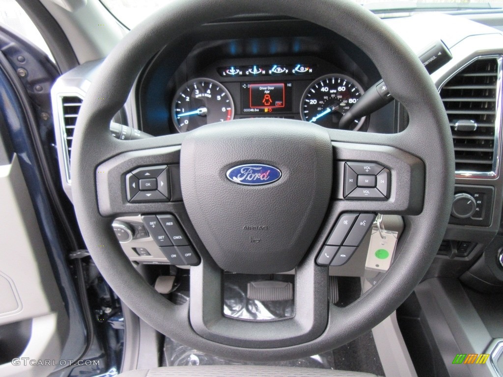 2017 Ford F250 Super Duty XLT Crew Cab 4x4 Medium Earth Gray Steering Wheel Photo #116885930