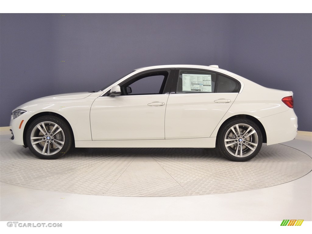 2017 3 Series 340i Sedan - Alpine White / Black photo #3