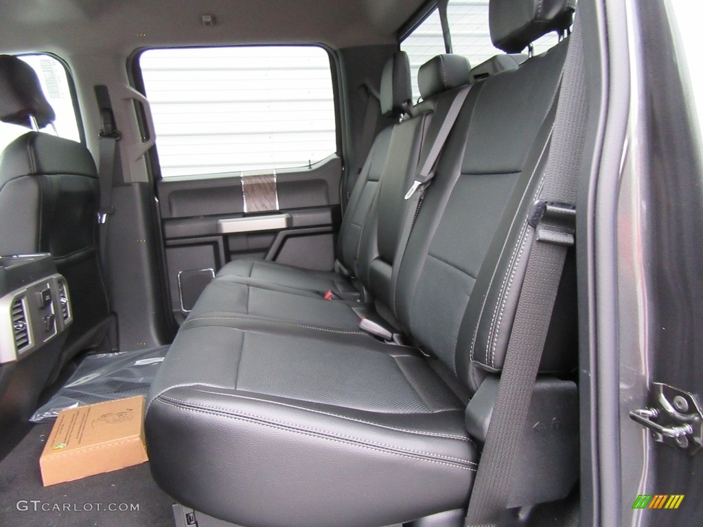 Black Interior 2017 Ford F250 Super Duty Lariat Crew Cab 4x4 Photo #116886560