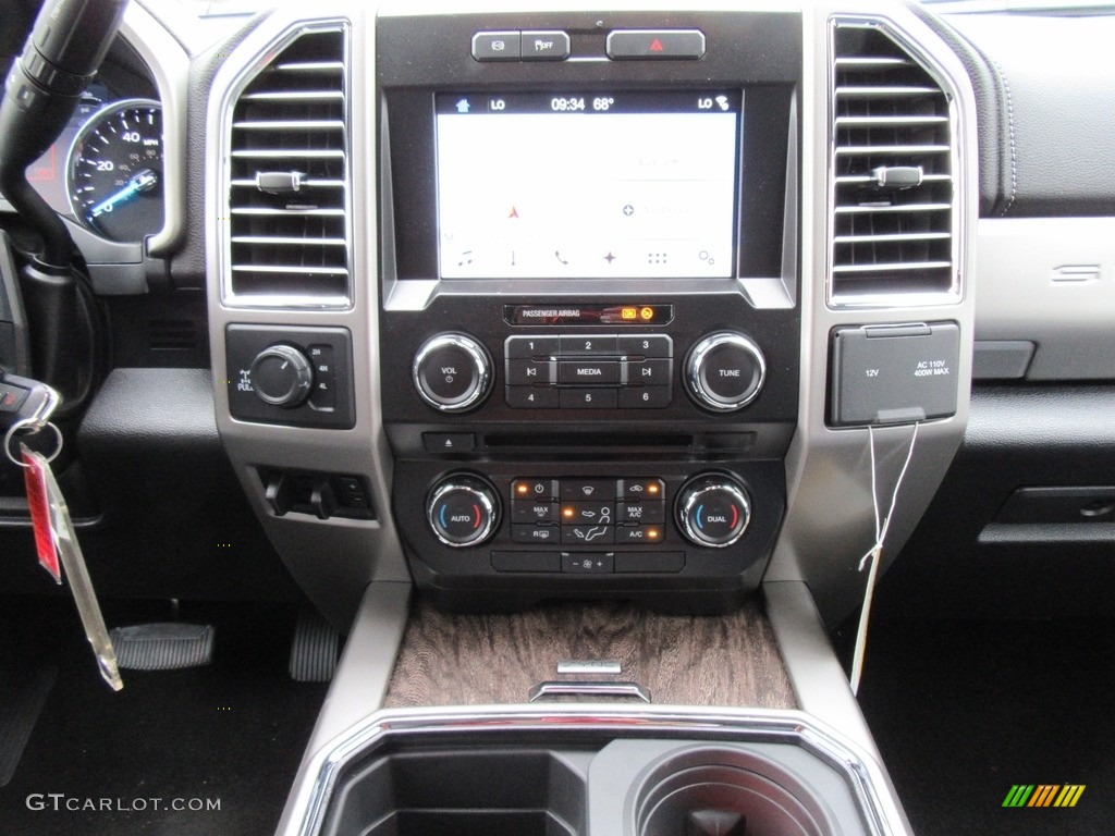 2017 Ford F250 Super Duty Lariat Crew Cab 4x4 Black Dashboard Photo #116886731