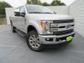 2017 Ingot Silver Ford F250 Super Duty Lariat Crew Cab 4x4  photo #2