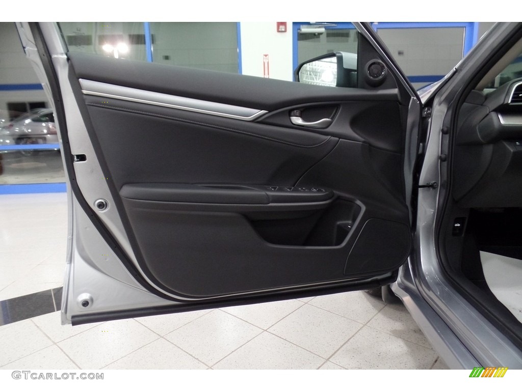 2017 Honda Civic EX-L Sedan Black Door Panel Photo #116887085
