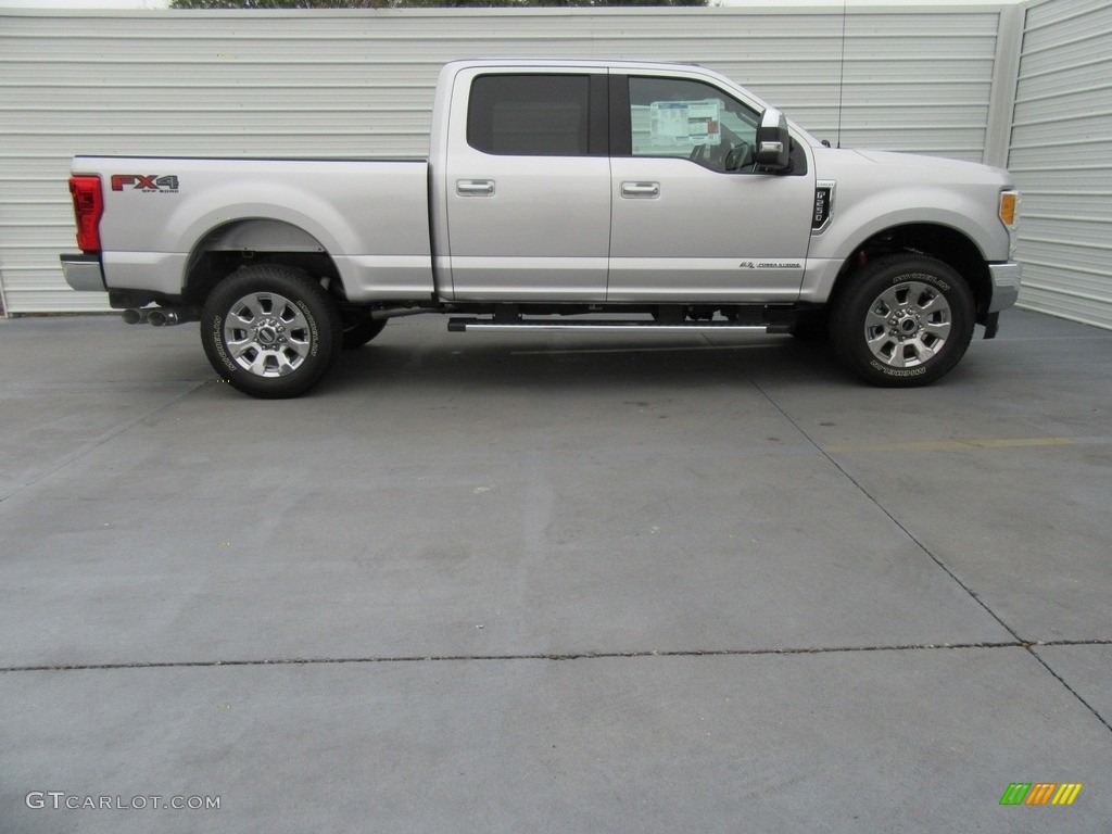Ingot Silver 2017 Ford F250 Super Duty Lariat Crew Cab 4x4 Exterior Photo #116887094