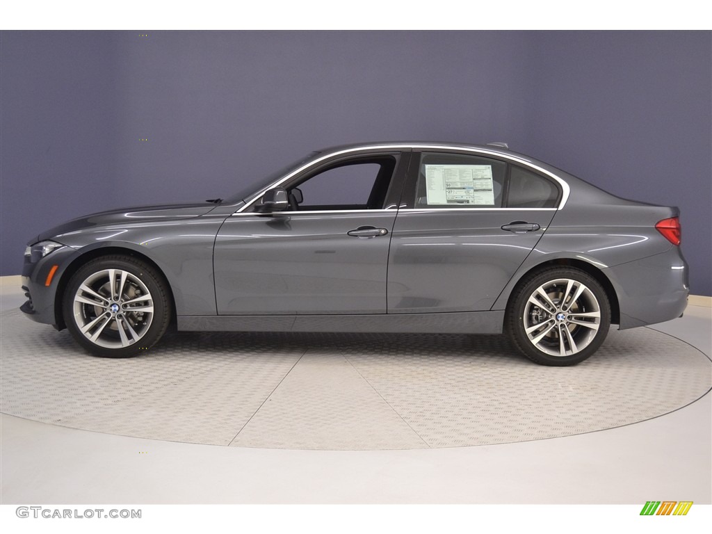 2017 3 Series 330i Sedan - Mineral Grey Metallic / Black photo #3