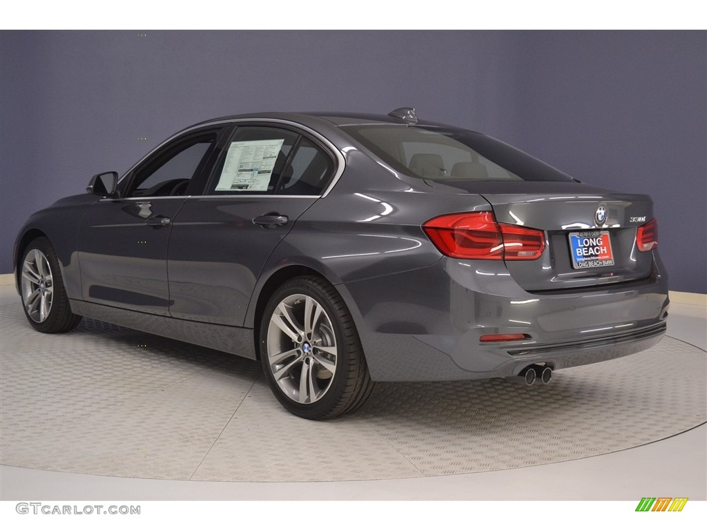 2017 3 Series 330i Sedan - Mineral Grey Metallic / Black photo #4