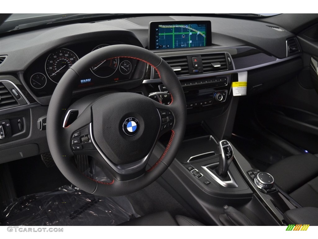2017 3 Series 330i Sedan - Mineral Grey Metallic / Black photo #7