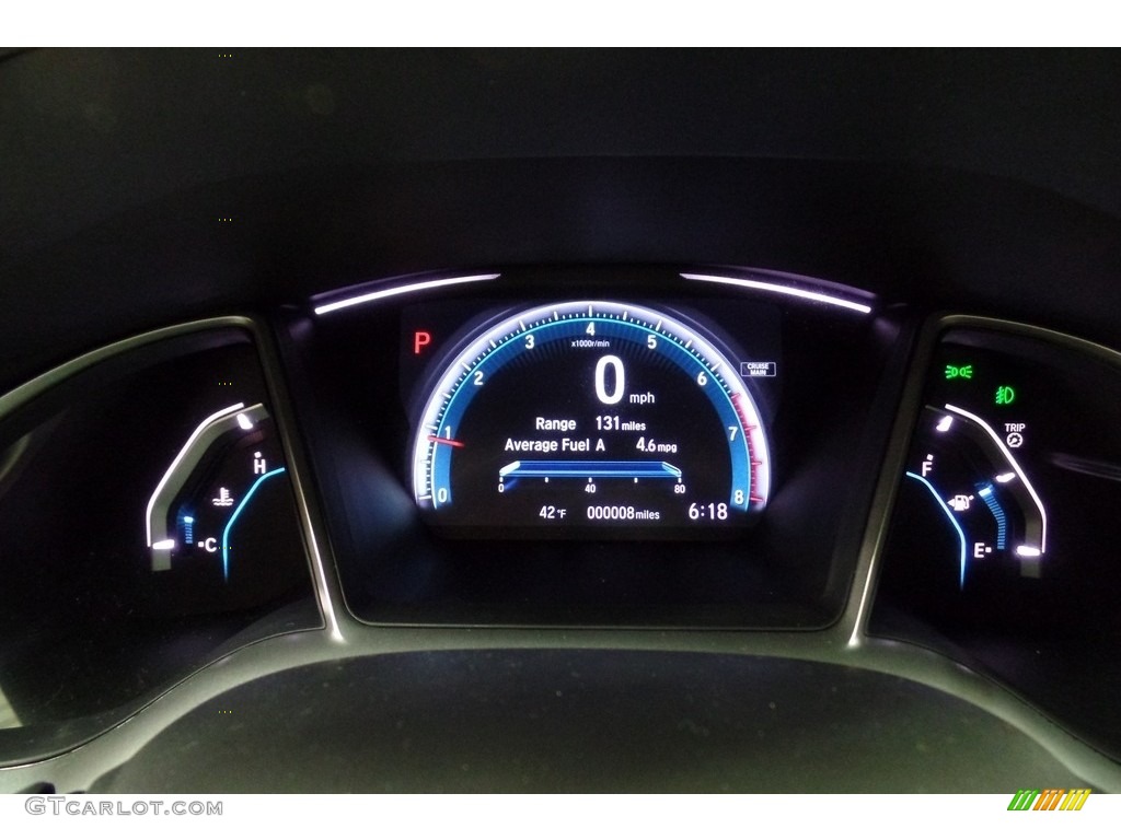 2017 Honda Civic EX-L Sedan Gauges Photo #116887403