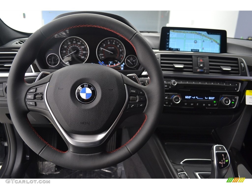 2017 3 Series 330i Sedan - Mineral Grey Metallic / Black photo #14