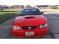 2001 Performance Red Ford Mustang GT Coupe  photo #11