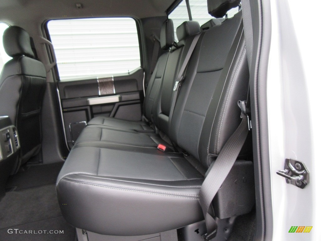 Black Interior 2017 Ford F250 Super Duty Lariat Crew Cab 4x4 Photo #116887583