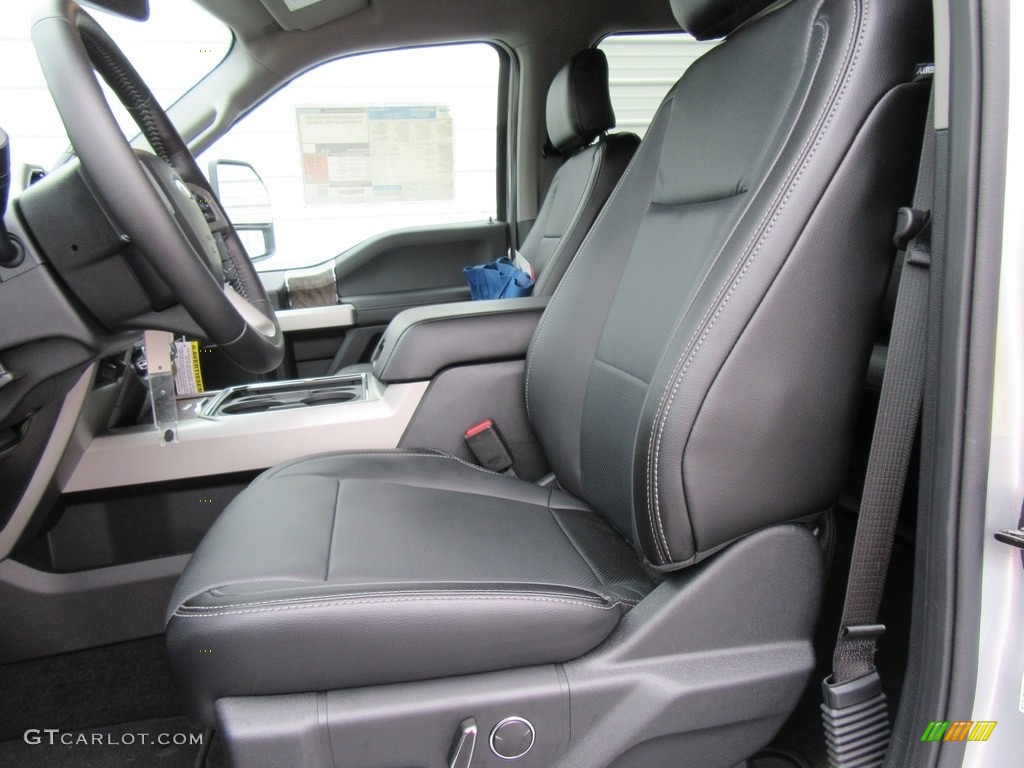 Black Interior 2017 Ford F250 Super Duty Lariat Crew Cab 4x4 Photo #116887667