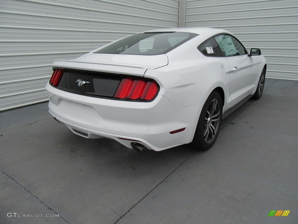 2017 Mustang Ecoboost Coupe - Oxford White / Ebony photo #4