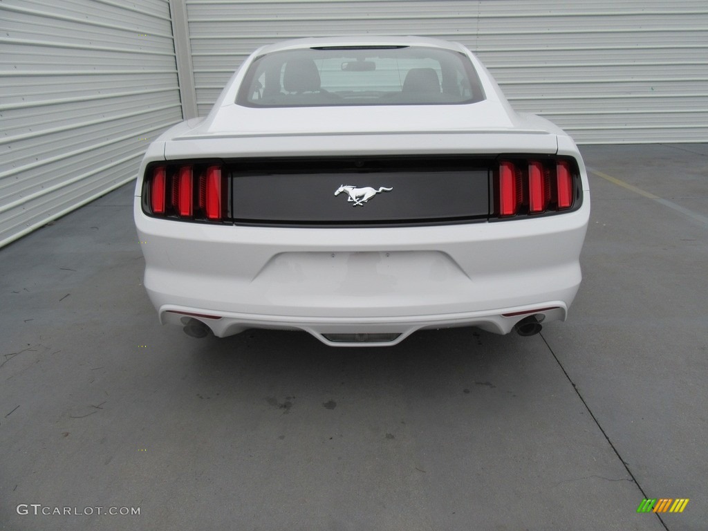 2017 Mustang Ecoboost Coupe - Oxford White / Ebony photo #5
