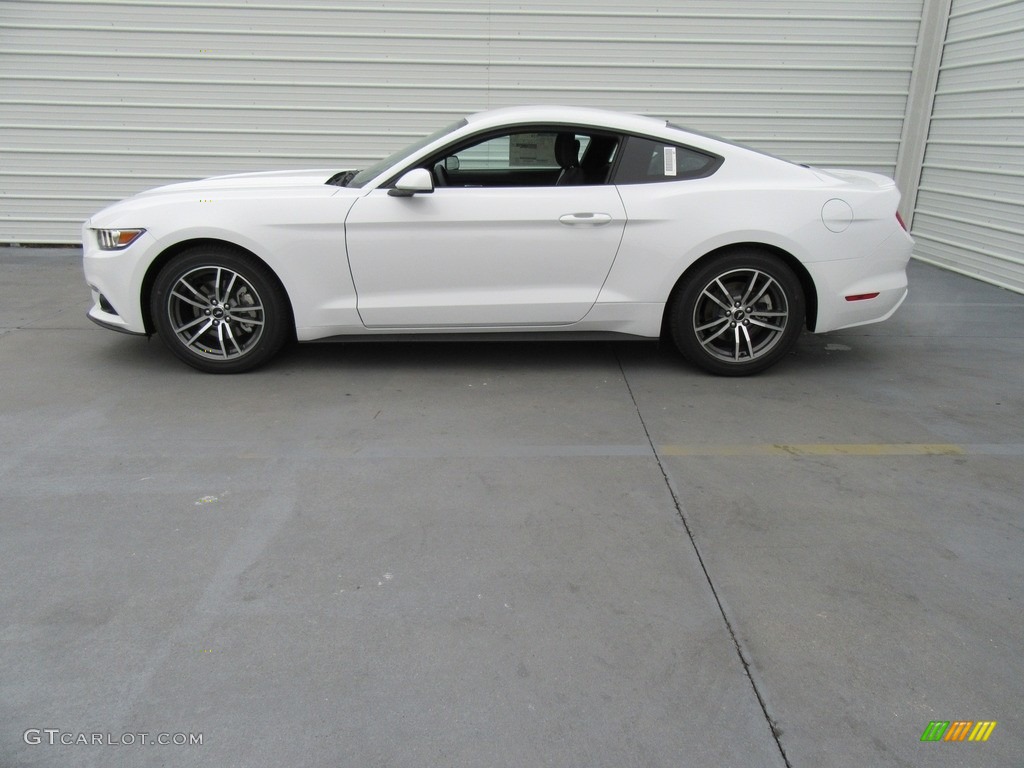 2017 Mustang Ecoboost Coupe - Oxford White / Ebony photo #6