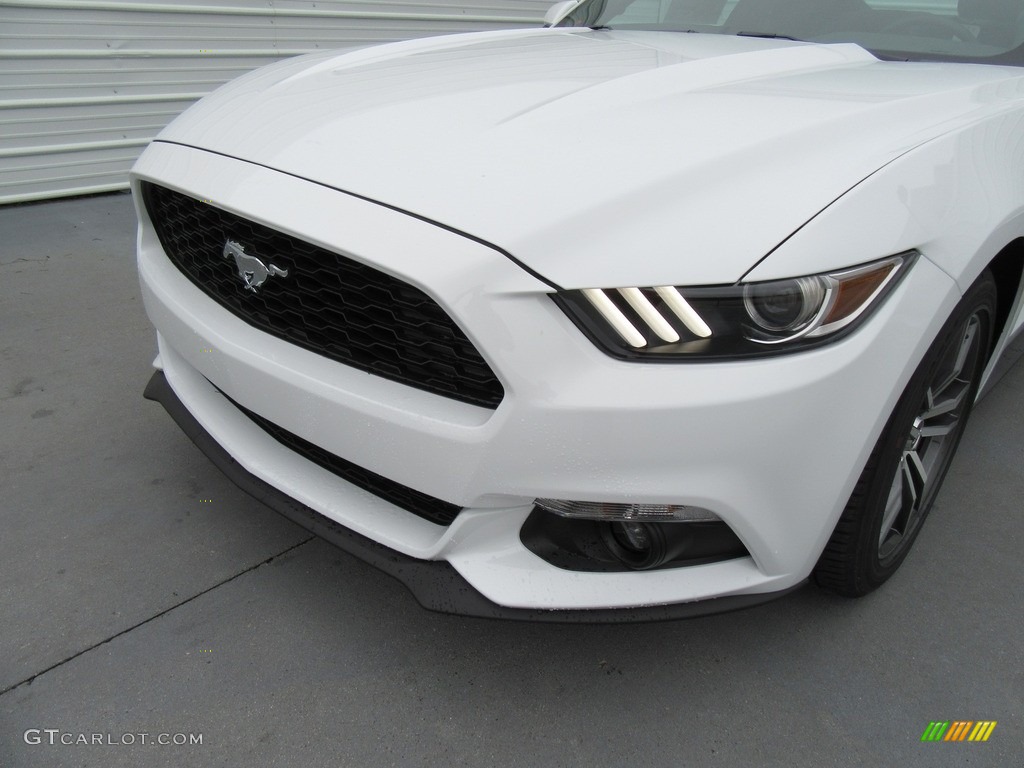 2017 Mustang Ecoboost Coupe - Oxford White / Ebony photo #10