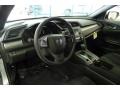  2017 Civic LX Hatchback Black Interior