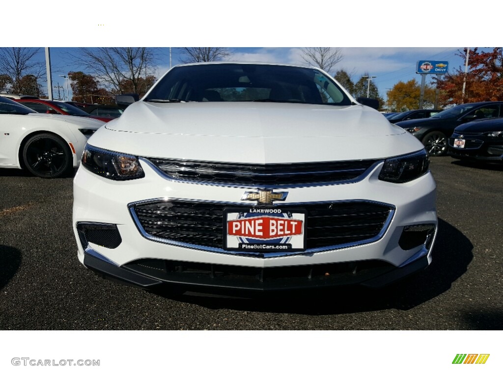 2017 Malibu LS - Summit White / Jet Black photo #2