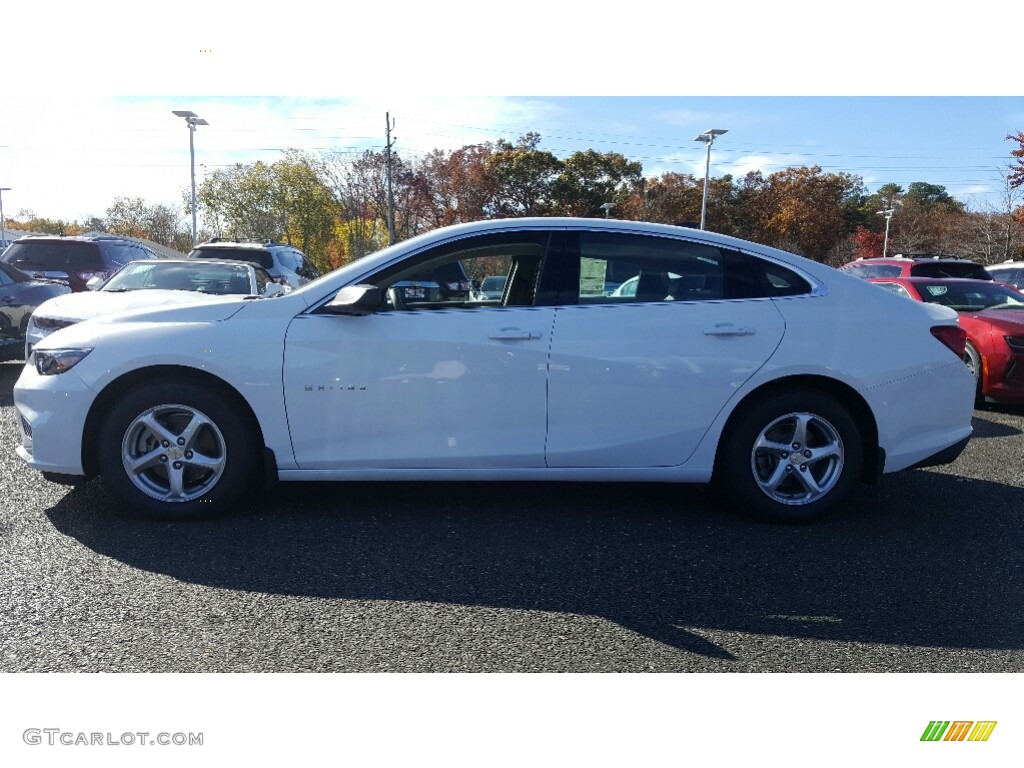 2017 Malibu LS - Summit White / Jet Black photo #3