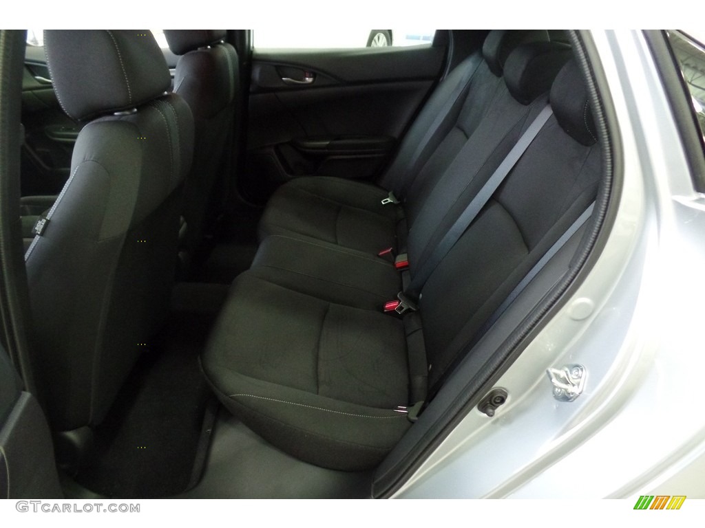 Black Interior 2017 Honda Civic LX Hatchback Photo #116889440