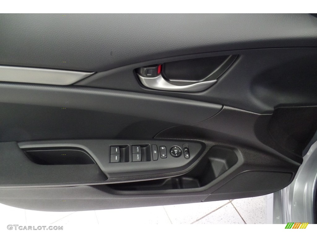 2017 Honda Civic LX Hatchback Black Door Panel Photo #116889455