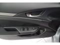 Black 2017 Honda Civic LX Hatchback Door Panel