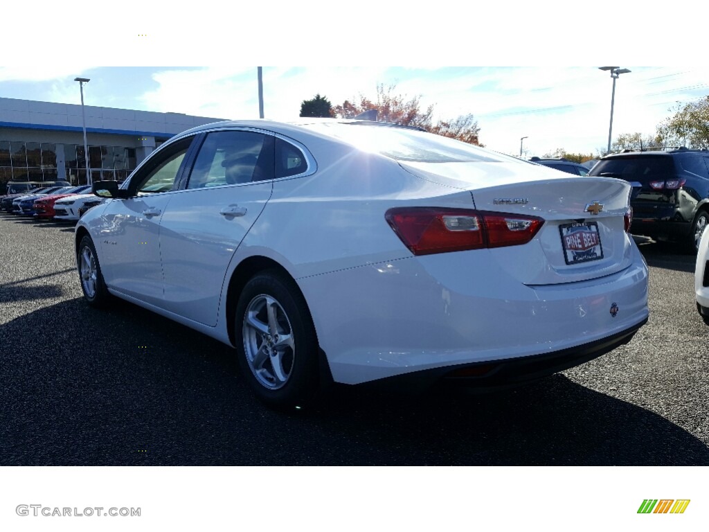 2017 Malibu LS - Summit White / Jet Black photo #4