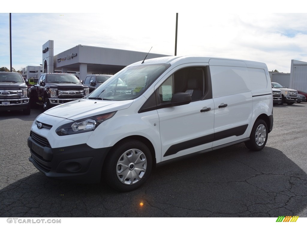 2016 Transit Connect XL Cargo Van Extended - Frozen White / Pewter photo #3