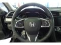 Black 2017 Honda Civic EX Sedan Steering Wheel