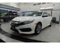 Taffeta White 2017 Honda Civic LX Sedan Exterior