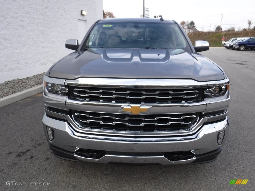 Pepperdust Metallic 2017 Chevrolet Silverado 1500 LTZ Double Cab 4x4 Exterior Photo #116892248