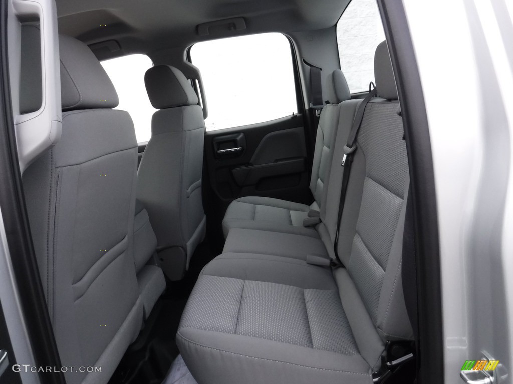 Dark Ash/Jet Black Interior 2017 Chevrolet Silverado 1500 WT Double Cab 4x4 Photo #116892875