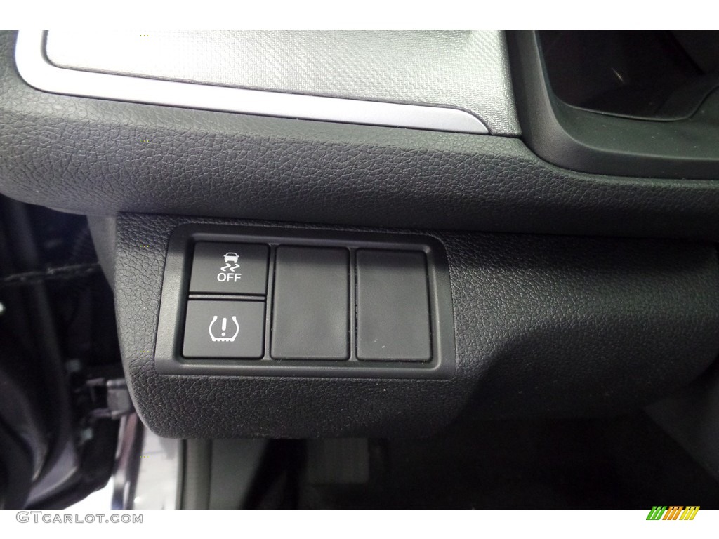 2017 Civic LX Sedan - Modern Steel Metallic / Black photo #15