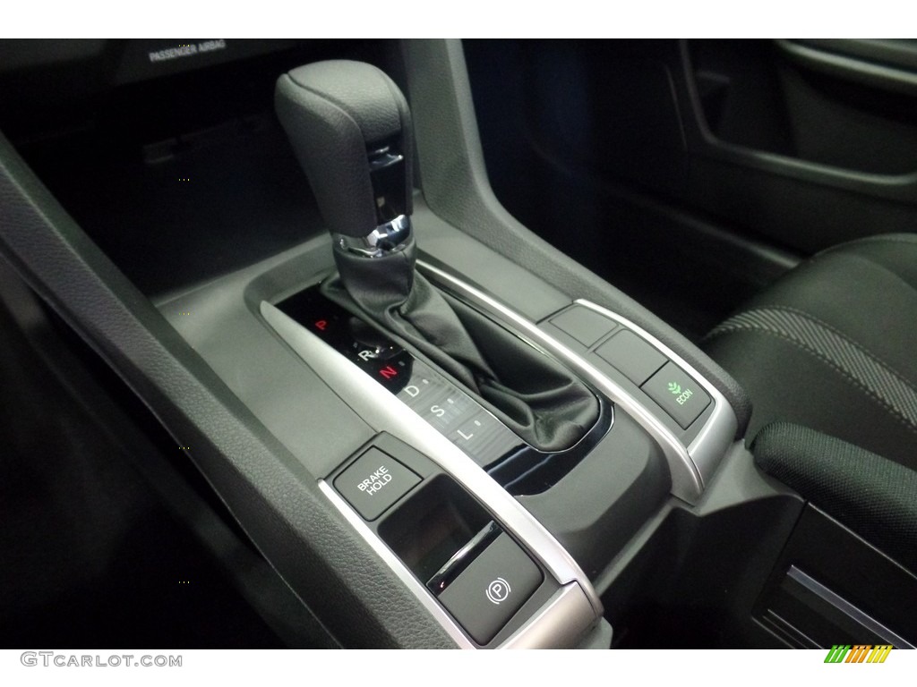 2017 Civic LX Sedan - Modern Steel Metallic / Black photo #16