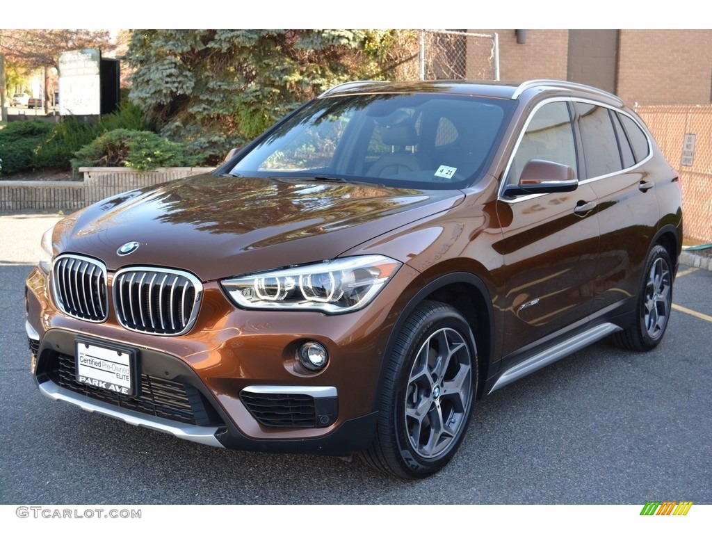 2016 X1 xDrive28i - Sparkling Brown Metallic / Black photo #6