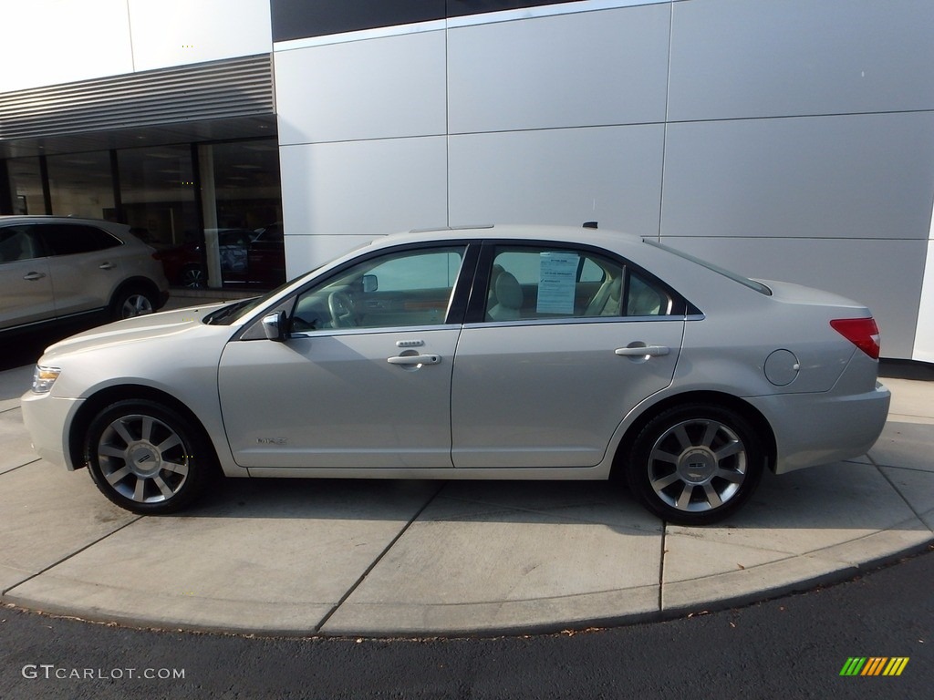 2008 MKZ AWD Sedan - Light Sage Metallic / Sand photo #2