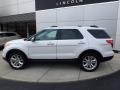 White Platinum Tri-Coat - Explorer Limited 4WD Photo No. 2