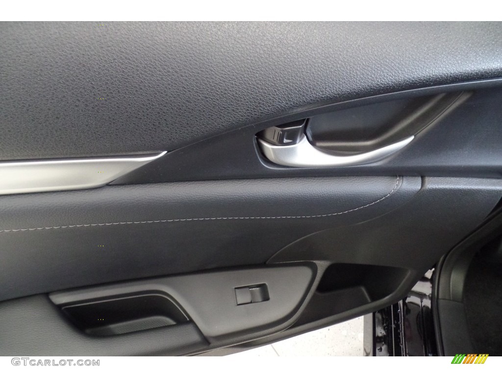 2017 Honda Civic EX-L Sedan Black Door Panel Photo #116894546