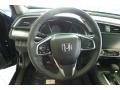 Black 2017 Honda Civic EX-L Sedan Steering Wheel