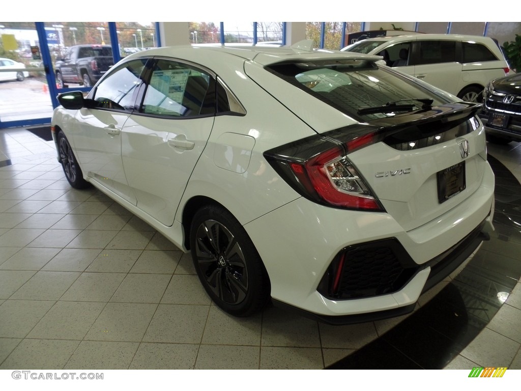 White Orchid Pearl 2017 Honda Civic EX Hatchback Exterior Photo #116895596