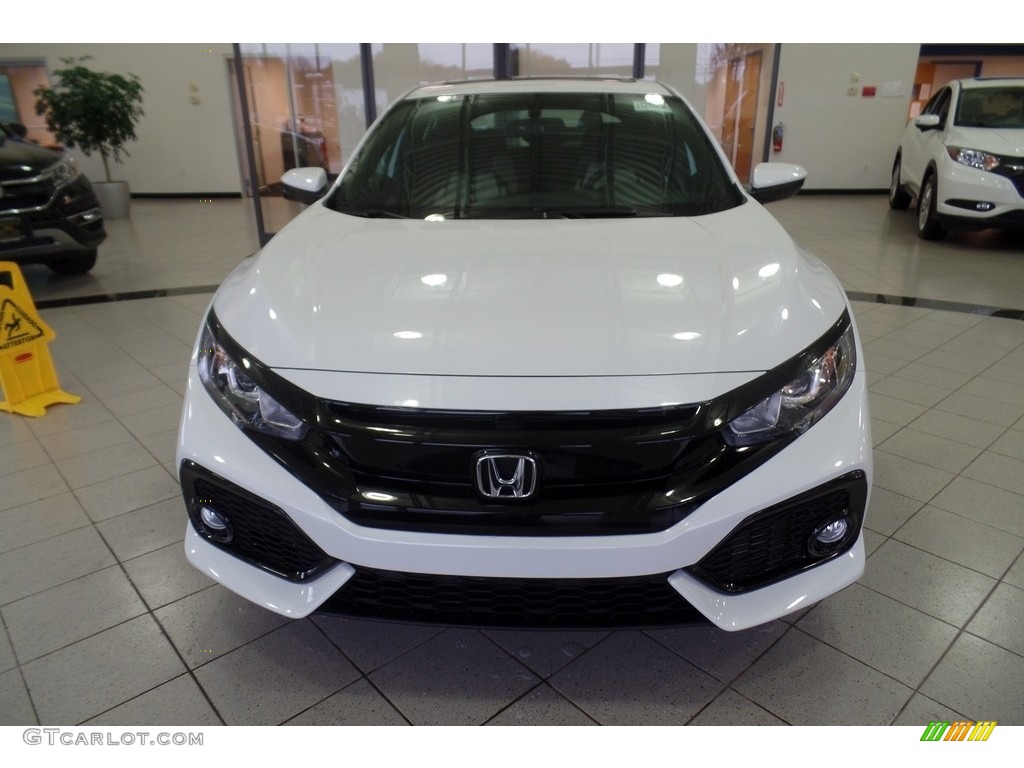 White Orchid Pearl 2017 Honda Civic EX Hatchback Exterior Photo #116895605