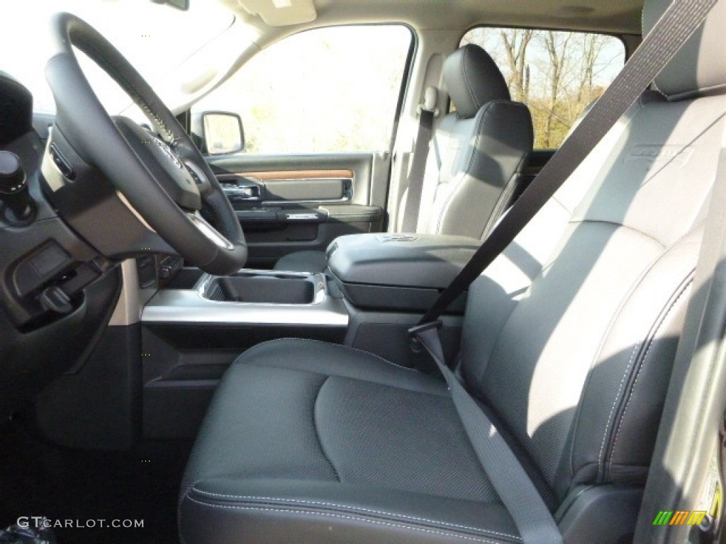 Black Interior 2017 Ram 2500 Laramie Crew Cab 4x4 Photo #116895623