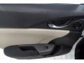 Black/Ivory 2017 Honda Civic EX Hatchback Door Panel