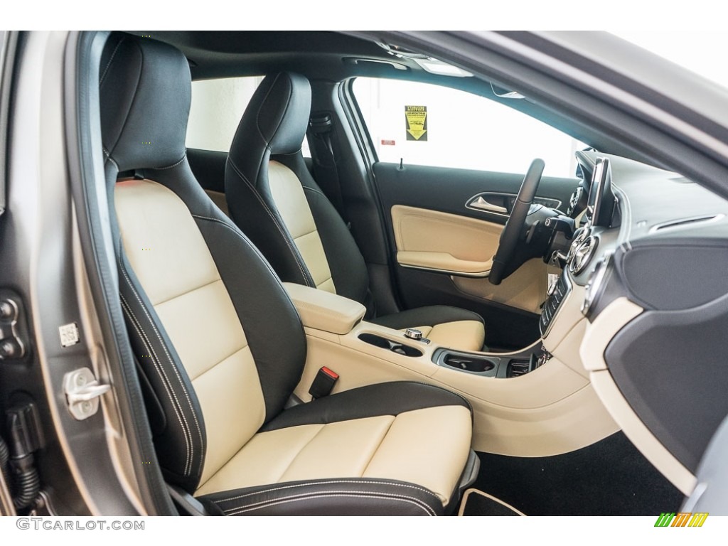Beige/Black Interior 2017 Mercedes-Benz GLA 250 4Matic Photo #116897090
