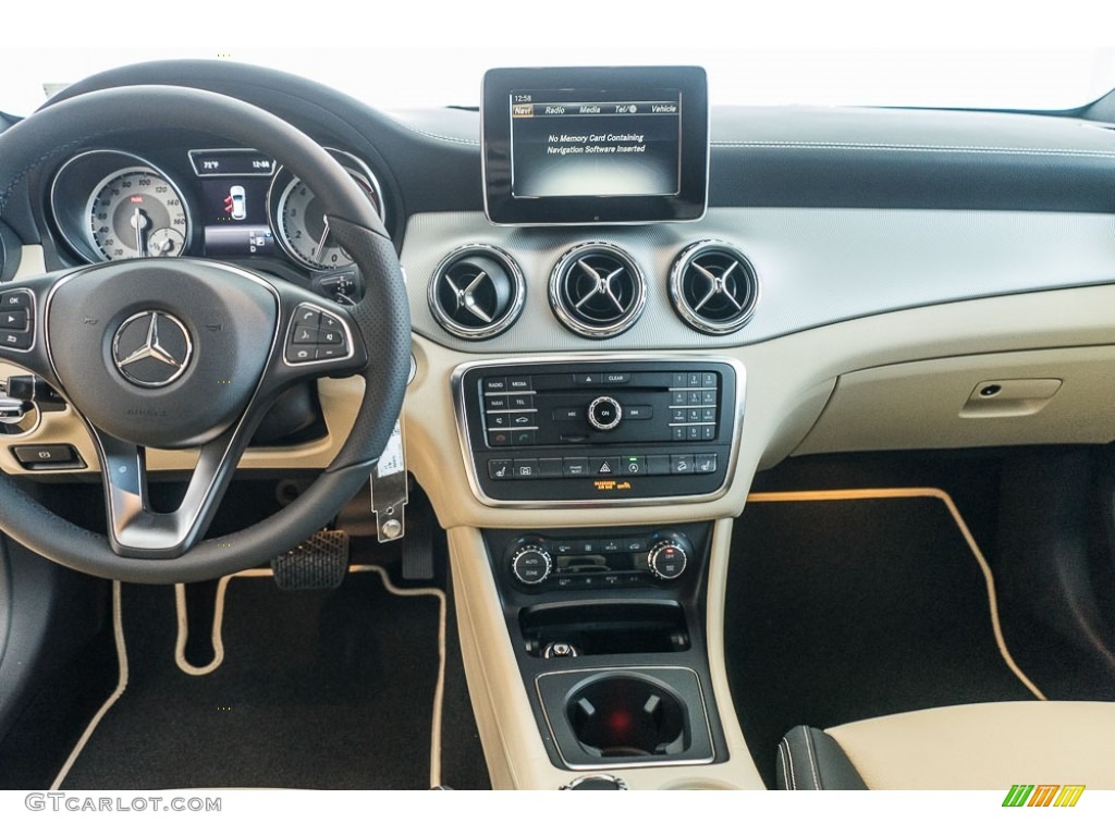 2017 Mercedes-Benz GLA 250 4Matic Beige/Black Dashboard Photo #116897129