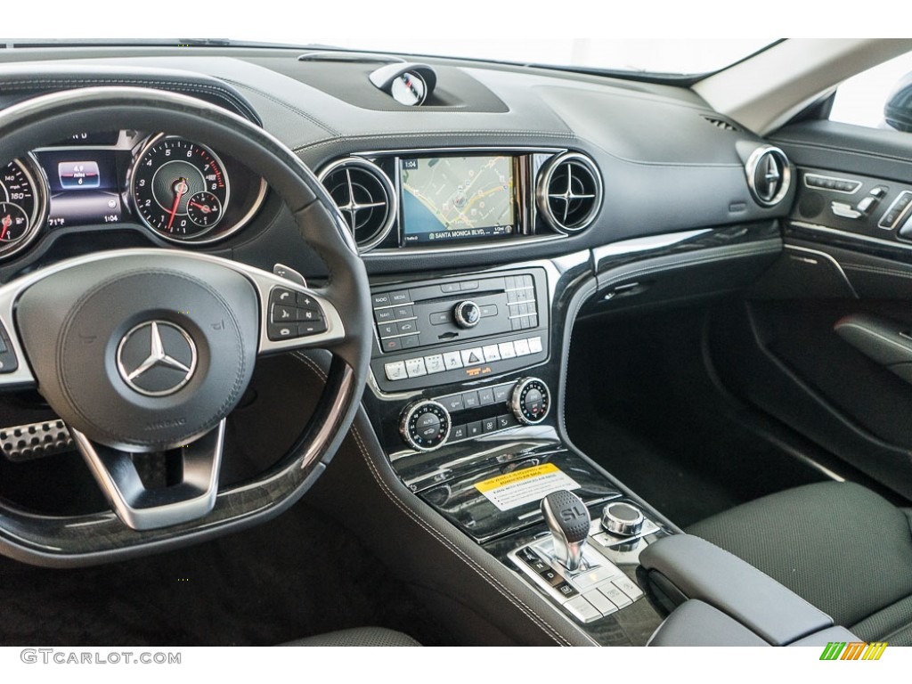 2017 Mercedes-Benz SL 550 Roadster Black Dashboard Photo #116897195