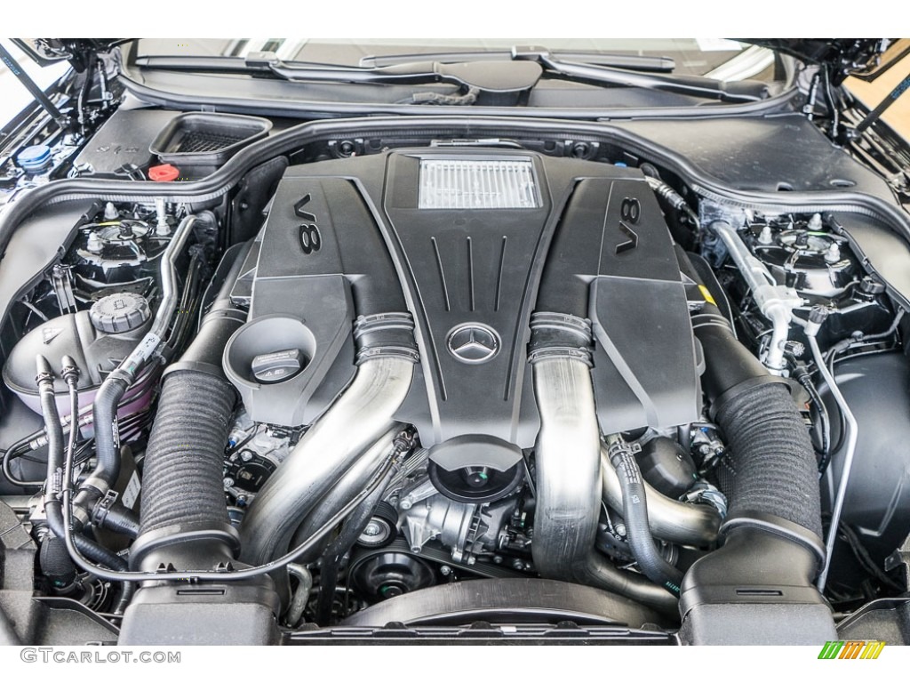 2017 Mercedes-Benz SL 550 Roadster 4.7 Liter DI biturbo DOHC 32-Valve VVT V8 Engine Photo #116897216